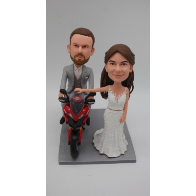 Figurine copy of Custom bobblehead wedding " Secret Agent"