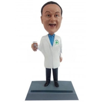 Custom Bobblehead Figurine Pharmacist Doctor