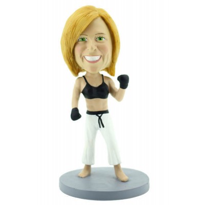Figurine "Girl boxer"