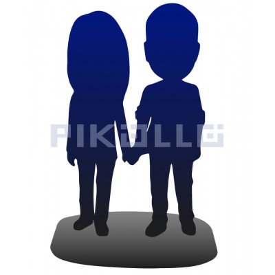Figurine "Full custom bobblehead couple or duo"